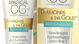 Nawilżająco-rozświetlający CC krem 8w1 DIAMONDS&24kGOLD™ LIFESTYLE, Uroda - INNOWACJA! Formuła z naturalnymi mikrokapsułkami podczas aplikacji z białego kremu zmienia się w rozświetlający fluid.