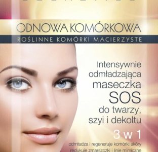 Intensywnie odmładzająca maseczka Eveline Cosmetics do twarzy, szyi i dekoltu