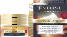 Krem na noc 40+ Eveline Cosmetics ODNOWA KOMÓRKOWA LIFESTYLE, Uroda - Korygujący zmarszczki regenerujący krem na noc 40+ Eveline Cosmetics przeznaczony do codziennej pielęgnacji każdego rodzaju skóry, również wrażliwej, po 40 roku życia.