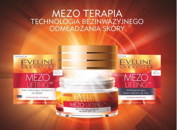 Seria MEZO LIFTING™Eveline Cosmetic Zaawansowana Technologia ODMŁADZANIA SKÓRY