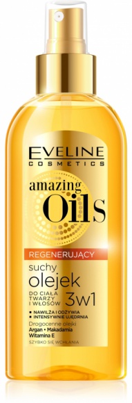 Eveline Cosmetics Regenerujący olejek do ciała, twarzy i włosów amazing Oils