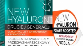 Eveline Cosmetics NEW HYALURON™ Krem Przeciwzmarszczkowy pod oczy LIFESTYLE, Uroda - NEW HYALURON to pionierska terapia aktywująca mechanizmy młodości w głębokich warstwach skóry. Przełomowa technologia TURBO LIFTING AGE DEFENSE™ na bazie DRUGIEJ GENERACJI KWASU HIALURONOWEGO i AKWAPORYN zapewnia bezprecedensową skuteczność w redukcji zmarszczek.