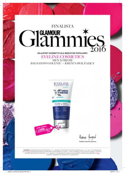 Eveline Cosmetics finalistą w plebiscycie „GLAMOUR GLAMMIES 2016”
