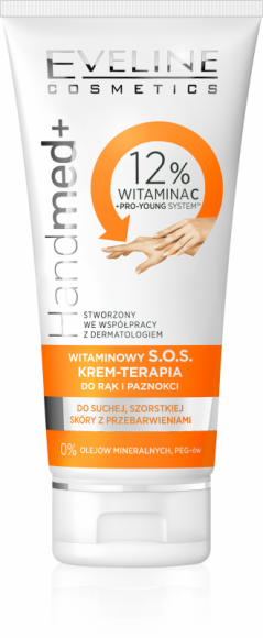 EVELINE COSMETICS WITAMINOWY S.O.S KREM – TERAPIA DO RĄK I PAZNOKCI