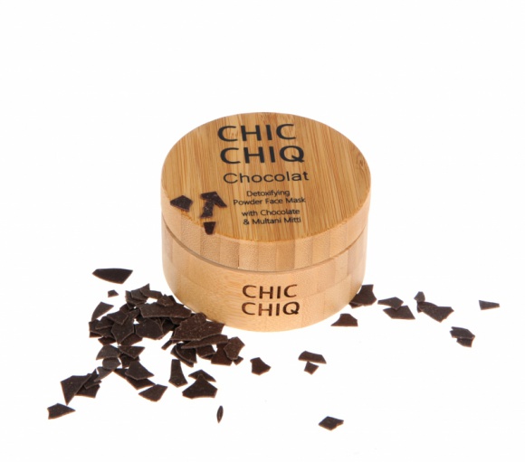 CHIC CHIQ- oczyszczająca maseczka do twarzy w proszku z prawdziwą czekoladą