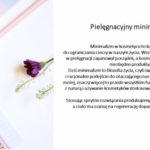 Pielęgnacyjny minimalizm