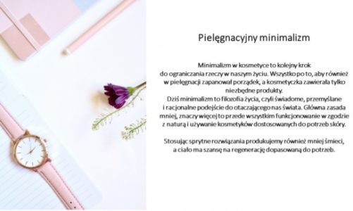 Pielęgnacyjny minimalizm