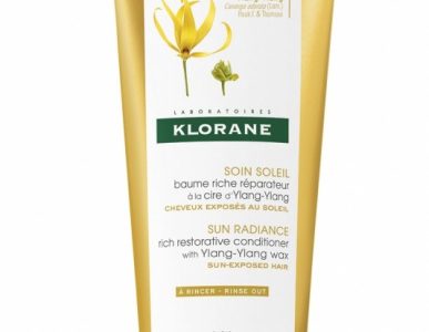 Klorane regenerujący balsam na bazie wosku Ylang-Ylang – słońce, sól, chlor