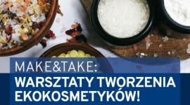 „Make & Take” – warsztaty tworzenia ekokosmetyków w poznańskiej Avenidzie LIFESTYLE, Uroda - Wieczorna kąpiel z ekologiczną solą, zakończona nałożeniem naturalnego balsamu... Brzmi jak wizyta w luksusowym salonie spa? Nic z tych rzeczy! Poznańska Avenida zaprasza na bezpłatne warsztaty ekokosmetyczne, dzięki którym w domowym zaciszu urządzisz własny salon urody.