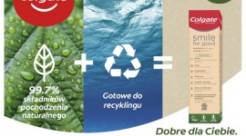 Nowa pasta Colgate Smile for Good w tubce nadającej się w pełni do recyclingu LIFESTYLE, Uroda - Colgate wprowadza innowacyjną, w pełni transparentną linię past do zębów Smile for Good, stworzoną w sposób odpowiedzialny wobec konsumentów i środowiska.