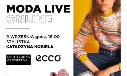 Stylizacje marek Benetton oraz Ecco podczas spotkania Moda Live Online