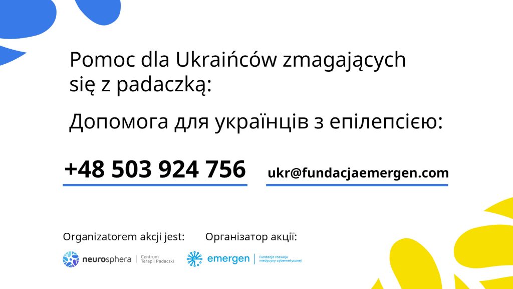 Pomoc dla Ukraińców zmagających się z padaczką (epilepsją)